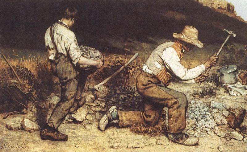 Gustave Courbet The Stonebreakers France oil painting art